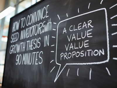 How to convince seed investors with a one-page growth thesis in 90 minutes