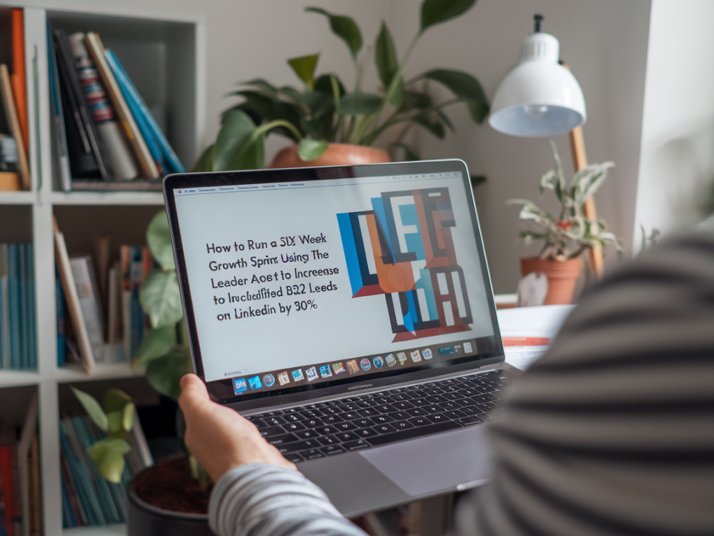 How to run a six-week growth sprint using the Leader Agency playbook to increase qualified b2b leads on LinkedIn by 30%